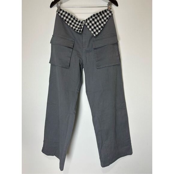 Twill Fold checker waist pants - Picture 7 of 8
